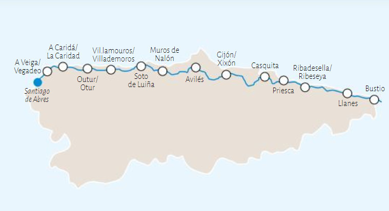 Plano Camino Norte