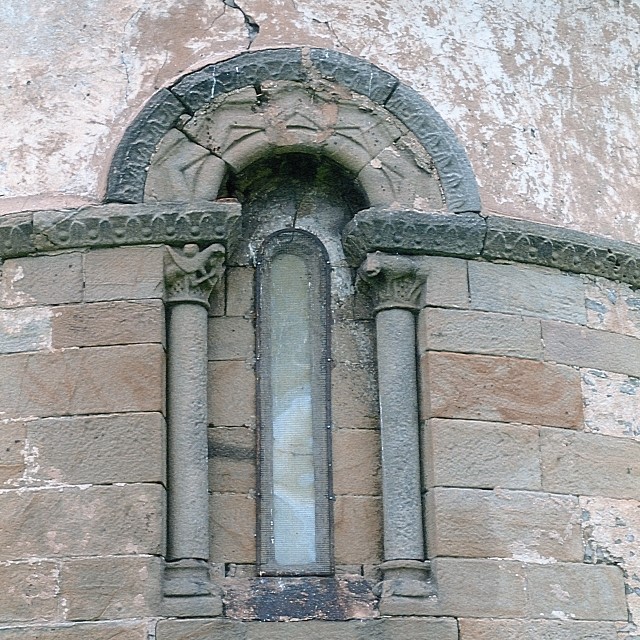 San Andrés de Ceares, detalle del abside