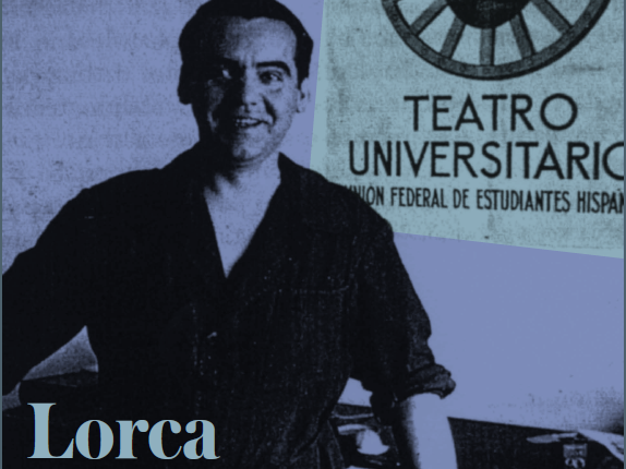 Cartel oficial de la exposición Lorca en Asturias